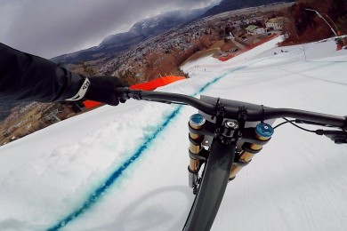 Downhill i Rower oczywiście, ale po śniegu??