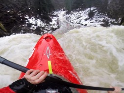 Kayaking Over 70ft Outlet Falls