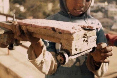 Skateboarding in Madagascar