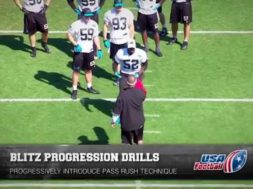 Carolina Panthers : LB drills