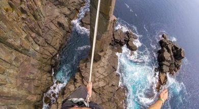 GoPro Awards: Slackline the Moai Tower