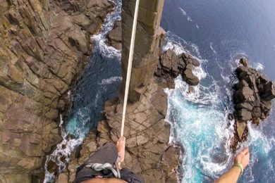 GoPro Awards: Slackline the Moai Tower