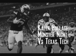 Kalen Ballage’s Monster Night Vs Texas Tech 9.10.16