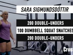 Sara Sigmundsdottir: Workout for Tuesday 160607