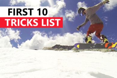 10 Snowboard’owych trików na początek