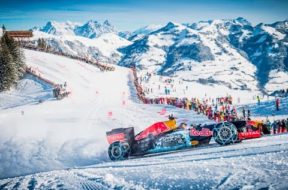 Max Verstappen F1 Snow Demo Red Bull