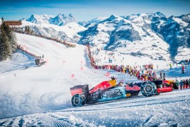 Max Verstappen F1 Snow Demo Red Bull