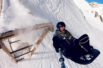 Ski Ramp Bungee Jumping!